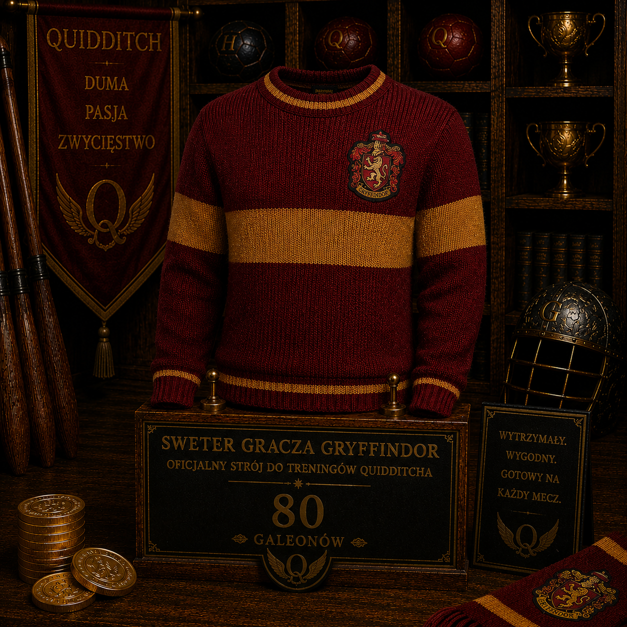 Sweter Gryffindoru